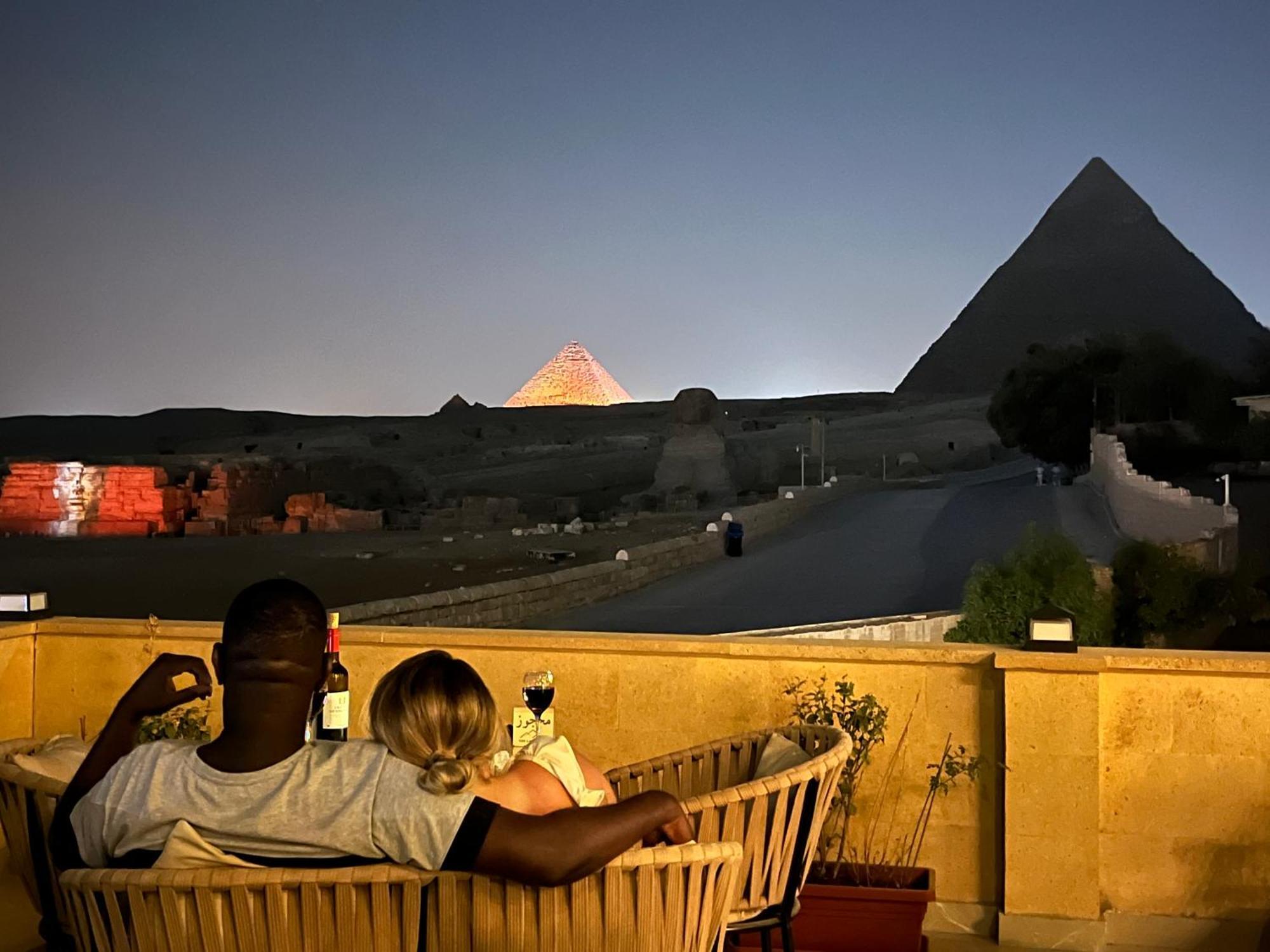 The Gate Hotel Front Pyramids & Sphinx View Kafret el-Gabal Exterior foto