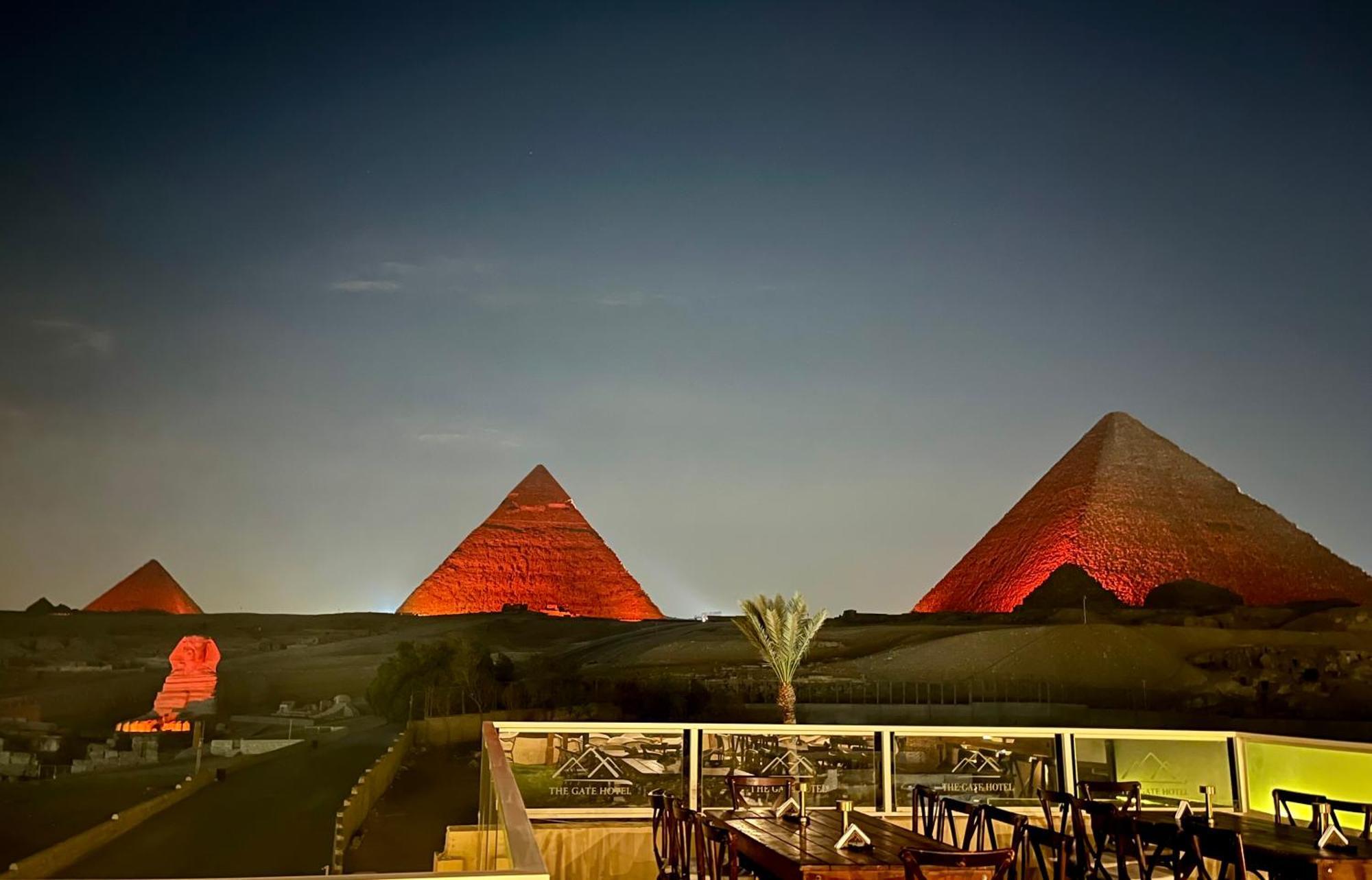 The Gate Hotel Front Pyramids & Sphinx View Kafret el-Gabal Exterior foto